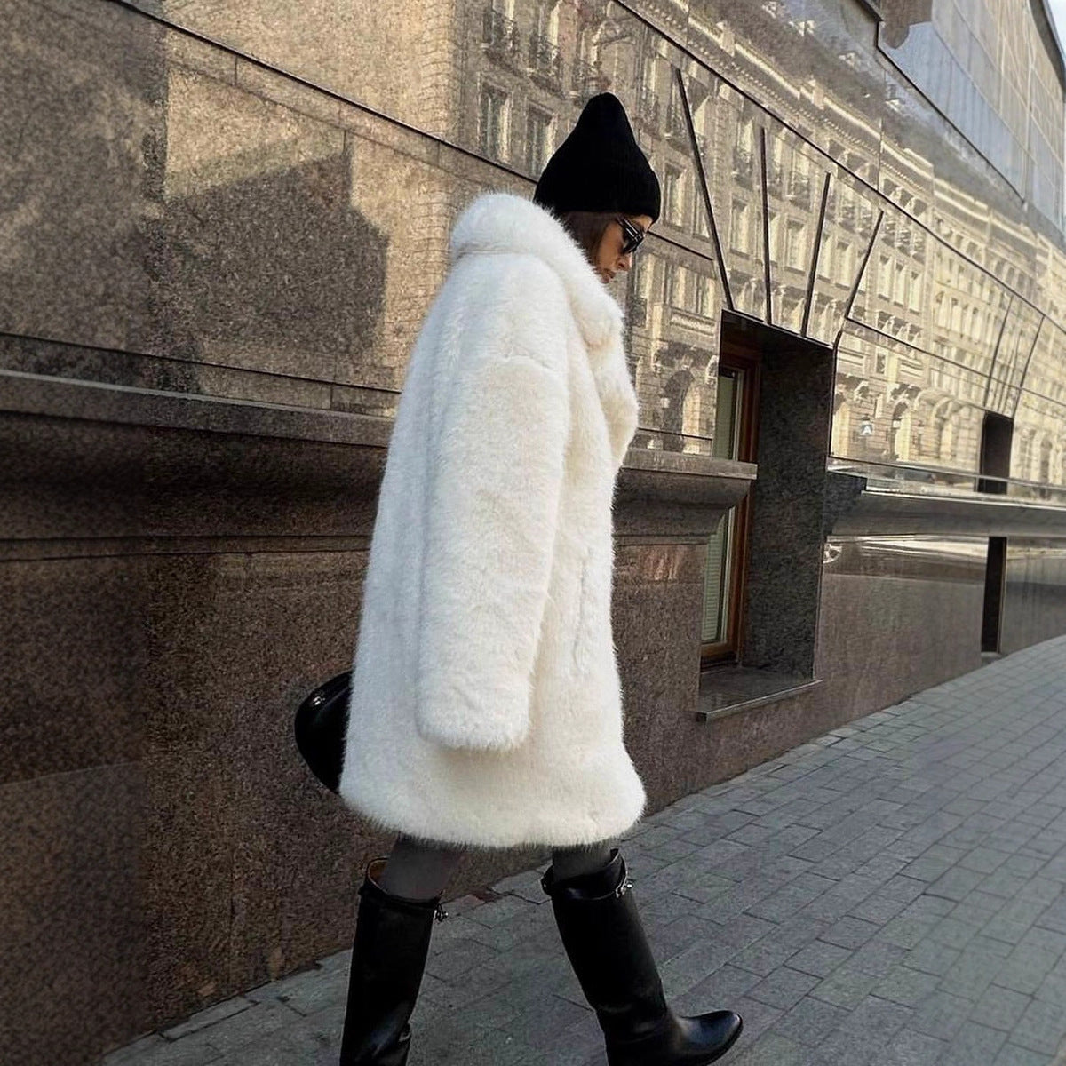 Fulla - Mid-length Furry Coat